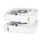 鋼影TOUGHFAN EX12 Pro高風壓系統散熱風扇 (三顆包) – 白色