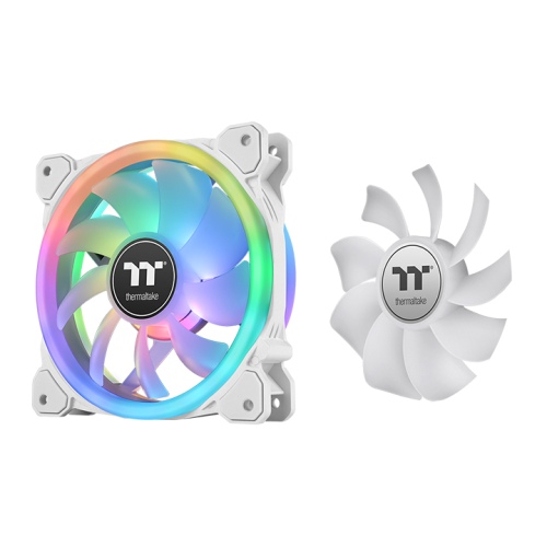 耀影SWAFAN 12 RGB水冷排風扇TT Premuim頂級版 (三顆包) – 白色
