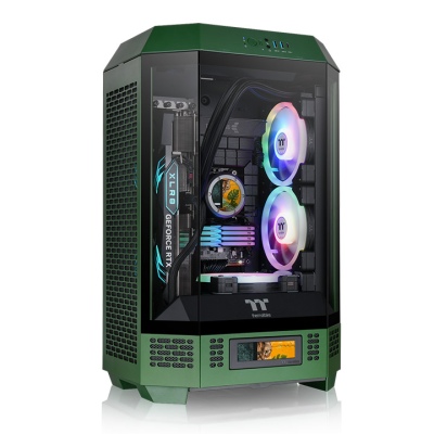透視The Tower 300 小型機殼 競速綠