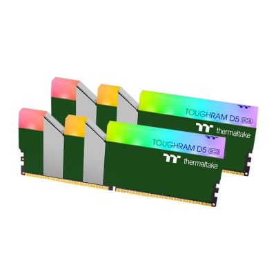 鋼影TOUGHRAM RGB D5 Memory DDR5 5600MT/s 32GB (16GB x2) – 競速綠