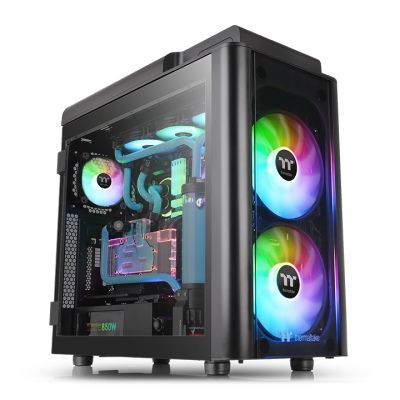 Level 20 GT ARGB高直立式強化玻璃機殼 - 消光黑