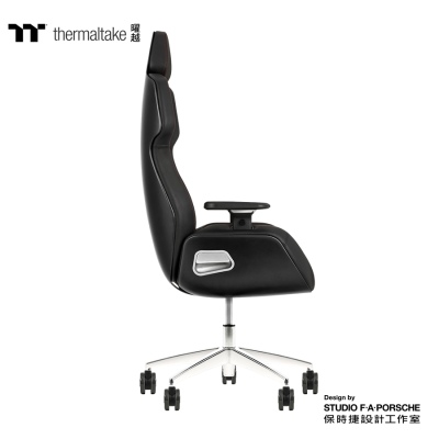 幻銀ARGENT E700真皮電競椅 (風暴黑) 由保時捷設計工作室設計 Design by Studio F. A. Porsche