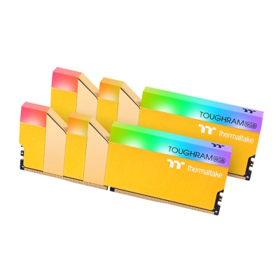 鋼影TOUGHRAM RGB記憶體  DDR4 3600MHz 16GB (8GB x2)-尊爵金