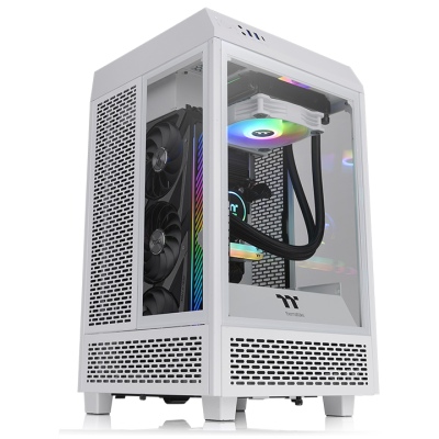 透視 The Tower 100 全景直立式迷你機殼 雪白版